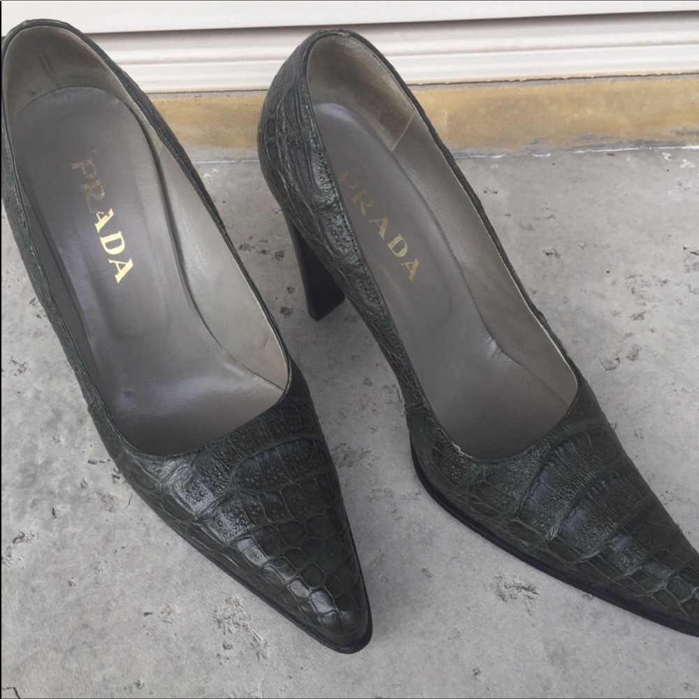 Prada heels awesome paired with a suit or jeans.